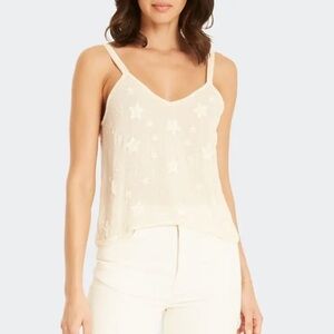 Secret Mission Darcy Embroidered Star Cami Top Boho